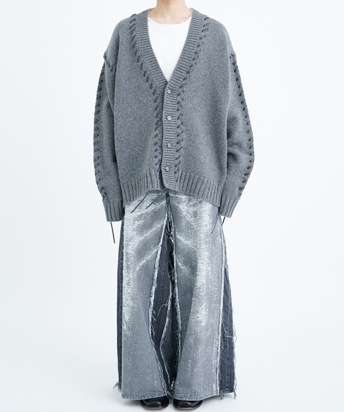 DISCOVERED LOOPING KNIT CARDIGAN レザール DISCOVERED（ディスカバード）の「LOOPING KNIT CARDIGAN