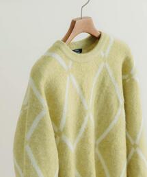 ITEMS URBANRESEARCH（アイテムズ アーバンリサーチ）の「ウォッシャブル ラインダイヤ シャギーニット（ニット/セーター・メンズ）」