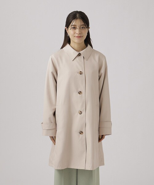 SHOO・LA・RUE（シューラルー）の「◆【防花粉/撥水】ステンカラーコート（ステンカラーコート・レディース・ネイビー/ライトベージュ・02/03/04）」の11枚目の写真
