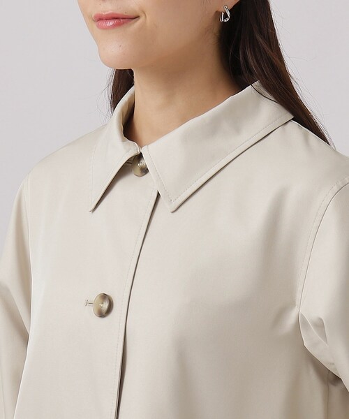 SHOO・LA・RUE（シューラルー）の「◆【防花粉/撥水】ステンカラーコート（ステンカラーコート・レディース・ネイビー/ライトベージュ・02/03/04）」の14枚目の写真