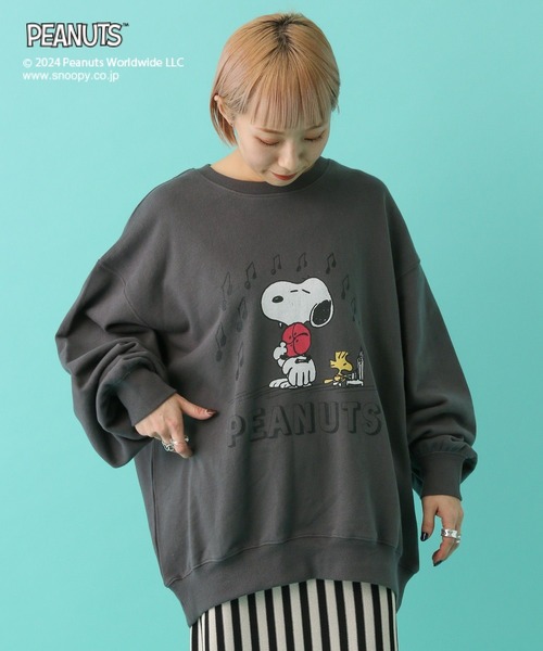 LEPSIM(レプシィム)の「【PEANUTS】スウェットプルオーバー 101900(スウェット・レディース・ホワイト/ブルー/チャコールグレー・FREE)」の21枚目の写真