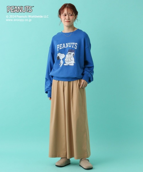 LEPSIM(レプシィム)の「【PEANUTS】スウェットプルオーバー 101900(スウェット・レディース・ホワイト/ブルー/チャコールグレー・FREE)」の19枚目の写真