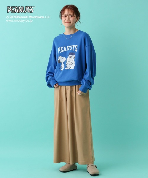 LEPSIM(レプシィム)の「【PEANUTS】スウェットプルオーバー 101900(スウェット・レディース・ホワイト/ブルー/チャコールグレー・FREE)」の12枚目の写真