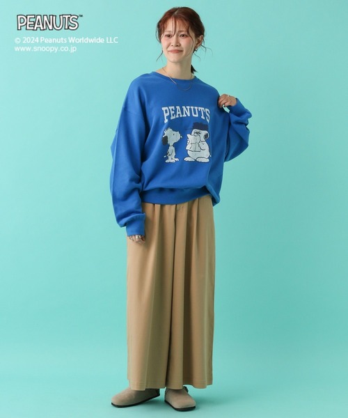 LEPSIM(レプシィム)の「【PEANUTS】スウェットプルオーバー 101900(スウェット・レディース・ホワイト/ブルー/チャコールグレー・FREE)」の17枚目の写真