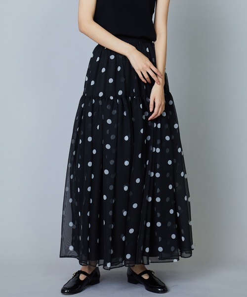 【新品】✨プルミエアロンディスモン　スカート 1er Arrondissement（プルミエアロンディスモン）の「ドット
