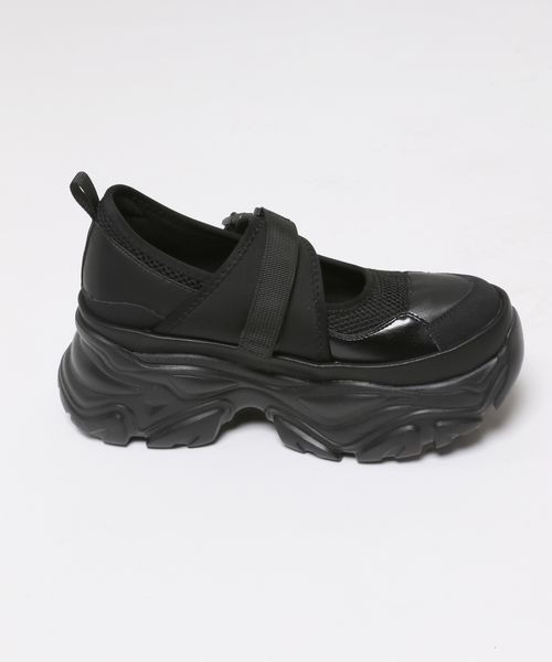 JEANASIS（ジーナシス）の「asymmetry sneakers/104199（スニーカー・レディース・ブラック/シルバー系その他・MEDIUM/LARGE）」の19枚目の写真