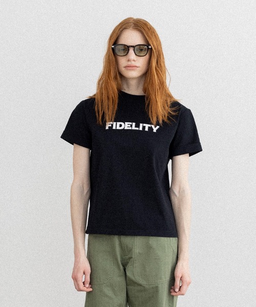 FIDELITY（フィデリティ）の「[WOMEN] POSTER ART S/S TEE / ウィメンズ半袖プリントTシャツ（Tシャツ/カットソー・レディース・ブラック/オフホワイト/グレー・FREE）」の22枚目の写真