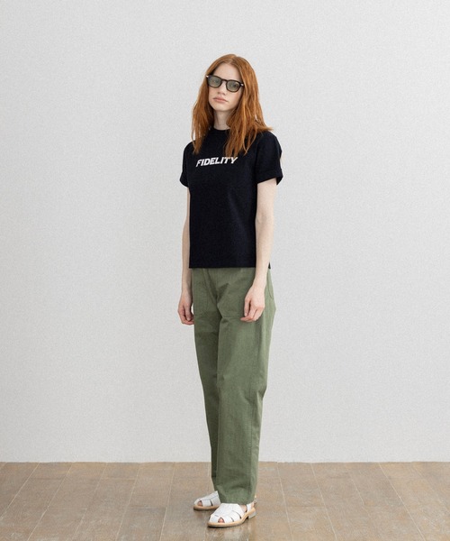 FIDELITY（フィデリティ）の「[WOMEN] POSTER ART S/S TEE / ウィメンズ半袖プリントTシャツ（Tシャツ/カットソー・レディース・ブラック/オフホワイト/グレー・FREE）」の16枚目の写真