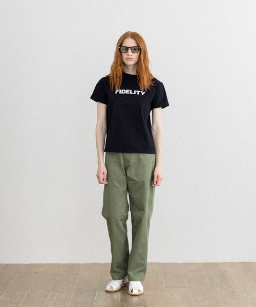 FIDELITY（フィデリティ）の「[WOMEN] POSTER ART S/S TEE / ウィメンズ半袖プリントTシャツ（Tシャツ/カットソー・レディース・ブラック/オフホワイト/グレー・FREE）」の17枚目の写真