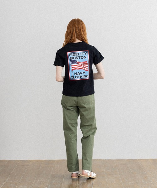 FIDELITY（フィデリティ）の「[WOMEN] POSTER ART S/S TEE / ウィメンズ半袖プリントTシャツ（Tシャツ/カットソー・レディース・ブラック/オフホワイト/グレー・FREE）」の18枚目の写真