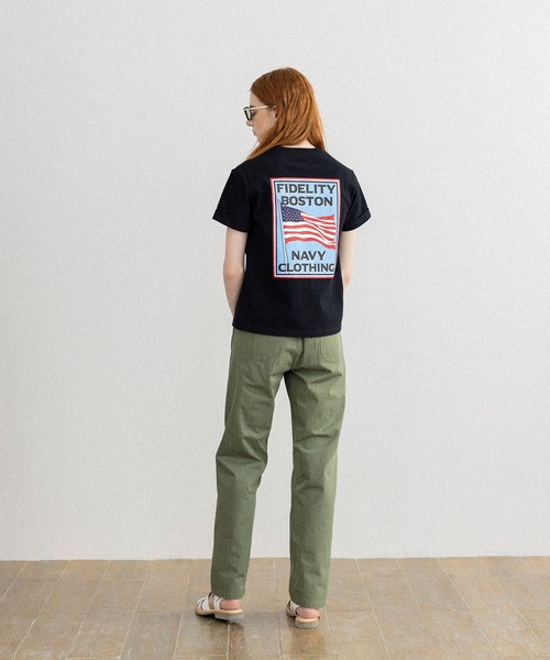 FIDELITY（フィデリティ）の「[WOMEN] POSTER ART S/S TEE / ウィメンズ半袖プリントTシャツ（Tシャツ/カットソー・レディース・ブラック/オフホワイト/グレー・FREE）」の19枚目の写真