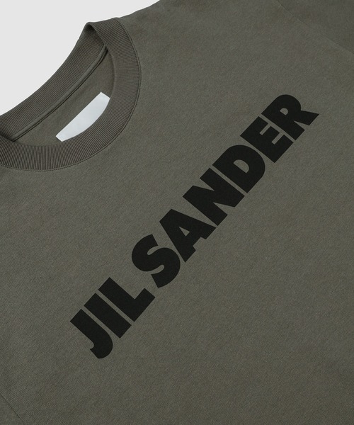 JIL SANDER（ジルサンダー）の「T-SHIRT SS（Tシャツ/カットソー・レディース・サンドベージュ/カーキ・XS/S/L/M）」の3枚目の写真