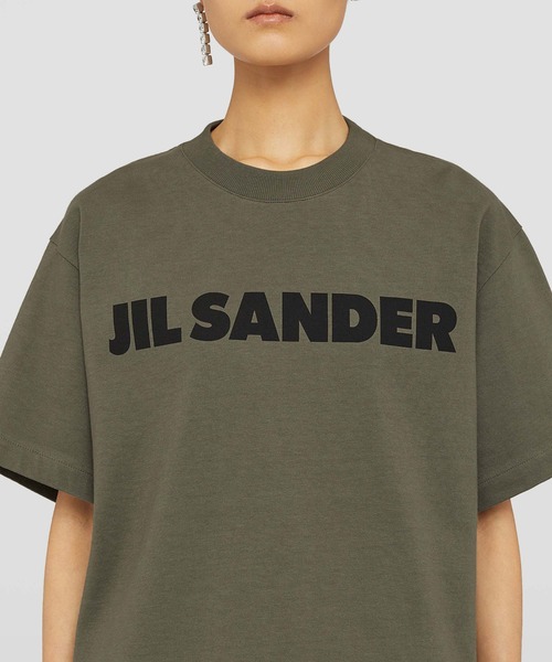 JIL SANDER（ジルサンダー）の「T-SHIRT SS（Tシャツ/カットソー・レディース・サンドベージュ/カーキ・XS/S/L/M）」の8枚目の写真