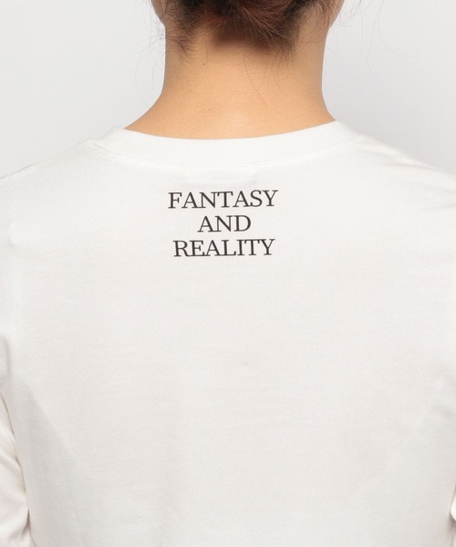 LOWRYS FARM（ローリーズファーム）の「ロゴラウンドロンＴＬＳ　108400（Tシャツ/カットソー・レディース・オフホワイト/ブラック・FREE）」の17枚目の写真