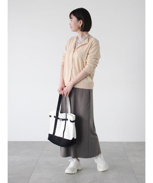 Lugnoncure(ルノンキュール)の「【UV加工】強撚コットンクルーカーディガン(カーディガン/ボレロ・レディース・ブルー/ベージュ/ブラック/グリーン・F)」の7枚目の写真