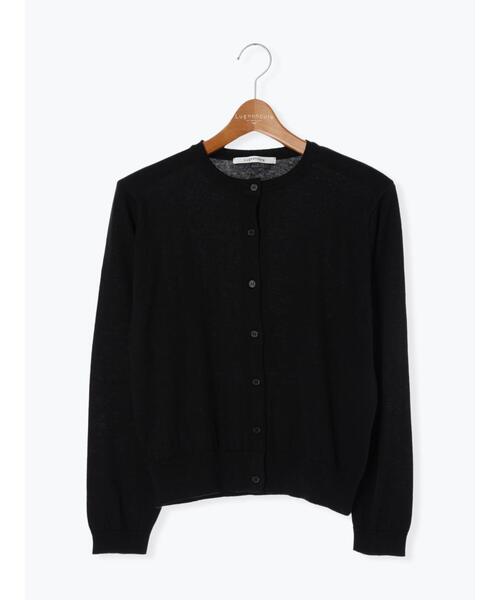 Lugnoncure(ルノンキュール)の「【UV加工】強撚コットンクルーカーディガン(カーディガン/ボレロ・レディース・ブルー/ベージュ/ブラック/グリーン・F)」の18枚目の写真