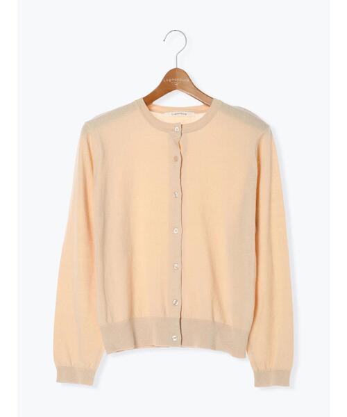 Lugnoncure(ルノンキュール)の「【UV加工】強撚コットンクルーカーディガン(カーディガン/ボレロ・レディース・ブルー/ベージュ/ブラック/グリーン・F)」の19枚目の写真