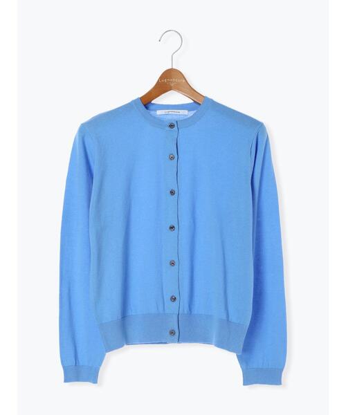 Lugnoncure(ルノンキュール)の「【UV加工】強撚コットンクルーカーディガン(カーディガン/ボレロ・レディース・ブルー/ベージュ/ブラック/グリーン・F)」の21枚目の写真