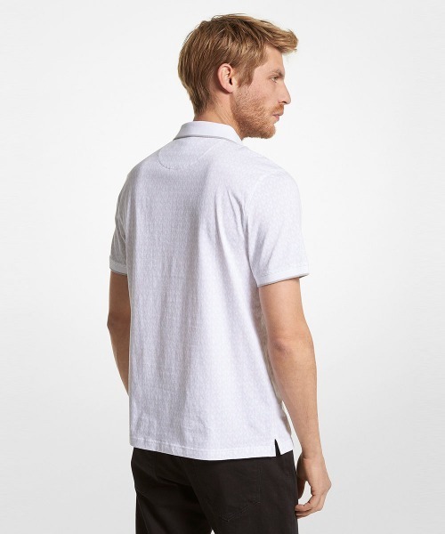 MICHAEL KORS（マイケルコース）の「MK シグネチャー ポロ（ポロシャツ・メンズ・ホワイト・L/S/XS/M/XL）」の3枚目の写真