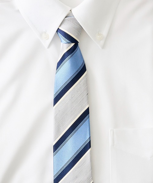 TETE HOMME(テットオム)の「リネンシルクネクタイ(ネクタイ・メンズ・グレー系1/グレー系2/グレー系3/ブラウン系1/ブラウン系2/ネイビー系1/ネイビー系2/ネイビー系3/ネイビー系4/ネイビー系5/ネイビー系6/シルバー・FREE)」の8枚目の写真