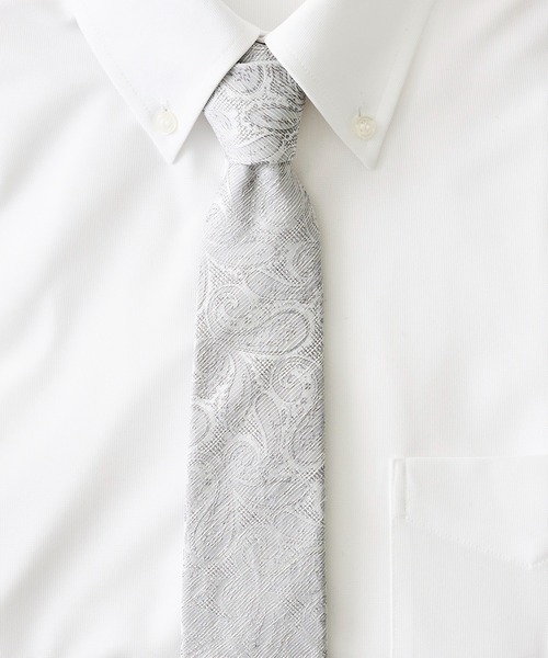 TETE HOMME(テットオム)の「リネンシルクネクタイ(ネクタイ・メンズ・グレー系1/グレー系2/グレー系3/ブラウン系1/ブラウン系2/ネイビー系1/ネイビー系2/ネイビー系3/ネイビー系4/ネイビー系5/ネイビー系6/シルバー・FREE)」の12枚目の写真