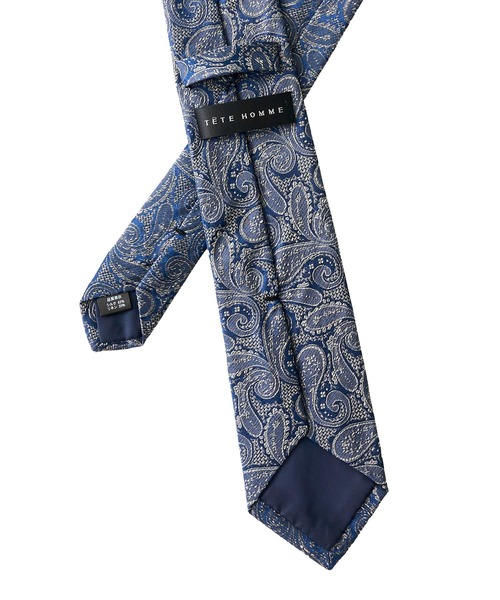 TETE HOMME(テットオム)の「リネンシルクネクタイ(ネクタイ・メンズ・グレー系1/グレー系2/グレー系3/ブラウン系1/ブラウン系2/ネイビー系1/ネイビー系2/ネイビー系3/ネイビー系4/ネイビー系5/ネイビー系6/シルバー・FREE)」の18枚目の写真