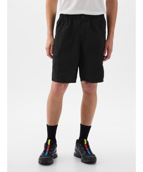 GAP（ギャップ）の「8インチ ポプリン カーゴショートパンツ（カーゴパンツ・メンズ・グレー/ブラック・XS/S/M/L/XL）」の4枚目の写真