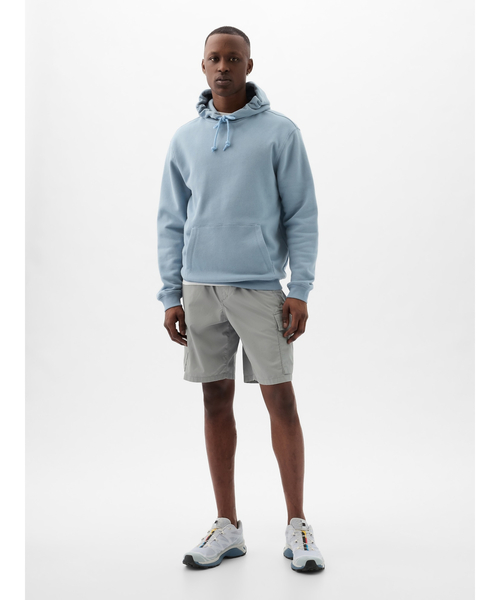 GAP（ギャップ）の「8インチ ポプリン カーゴショートパンツ（カーゴパンツ・メンズ・グレー/ブラック・XS/S/M/L/XL）」の9枚目の写真