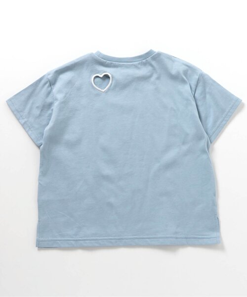 ハートカットソー・シャツ セール】ロゴハートあきTシャツ（Tシャツ/カットソー）｜BREEZE