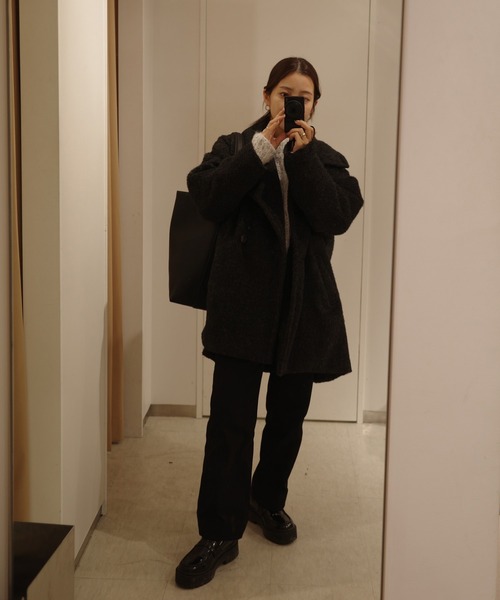 【ZOZOTOWN限定】厚底トラックソールコインローファー（ローファー）｜Bonjour Sagan by yui（ボンジュールサガンバイユイ）