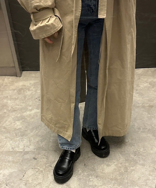 【ZOZOTOWN限定】厚底トラックソールコインローファー（ローファー）｜Bonjour Sagan by yui（ボンジュールサガンバイユイ）