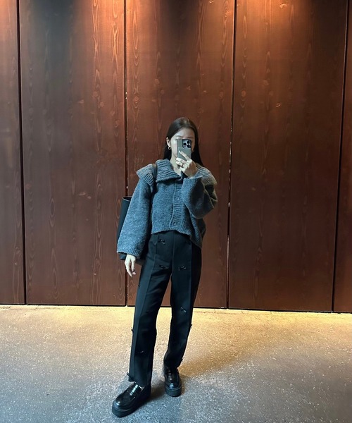 【ZOZOTOWN限定】厚底トラックソールコインローファー（ローファー）｜Bonjour Sagan by yui（ボンジュールサガンバイユイ）