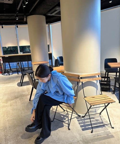 【ZOZOTOWN限定】厚底トラックソールコインローファー（ローファー）｜Bonjour Sagan by yui（ボンジュールサガンバイユイ）