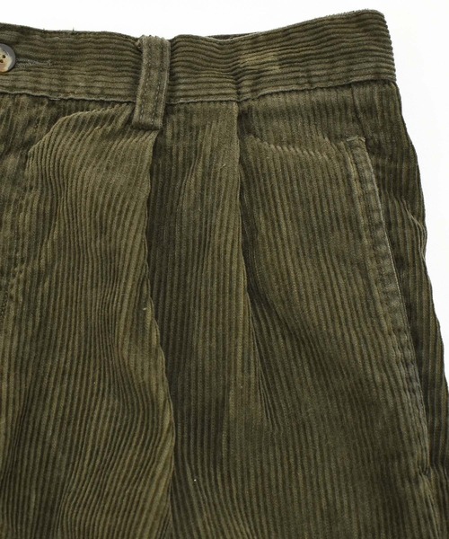OLD NAVY（オールドネイビー）の「【ヴィンテージ古着】90~00's OLD NAVY/オールドネイビー 2タック コーデュロイパンツ（その他パンツ・メンズ・カーキ・33）」の9枚目の写真