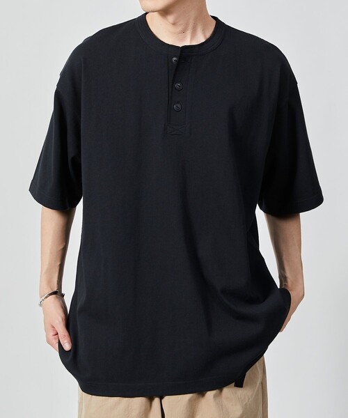 日本未入荷*関送込*ARISEISM*ヘンリーネック/スリムF Tシャツ 日本未*ARISEISM*ヘンリーネック/フェイクツーピース Tシャツ