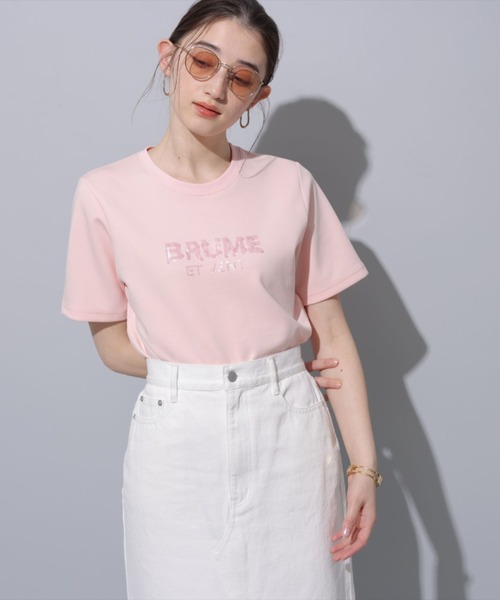Rirandture - Rirandture スパンコール刺繍Tシャツ Rirandture（リランドチュール）の「スパンコール刺繍Tシャツ（T