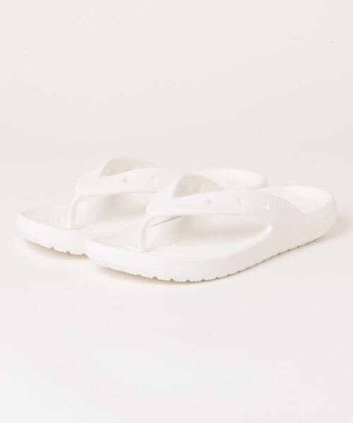 crocs(クロックス)の「クロックス クラシック フリップ / crocs Classic Flip 2.0(サンダル・レディース・ブラック/ホワイト/ベージュ・28cm/29cm/22cm/23cm/24cm/25cm/26cm/27cm)」の2枚目の写真