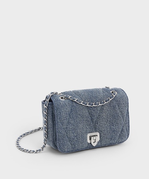 CHARLES & KEITH◆Arwen キルト ショルダーバッグ◆送料込 CHARLES ＆ KEITH ショルダーバッグ バッグ Arwen アルウェン