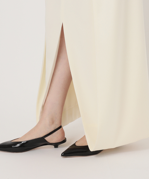 Noble（ノーブル）の「ターンアラウンドサテンスカート（スカート・レディース・ホワイト/グリーン・38/36）」の15枚目の写真