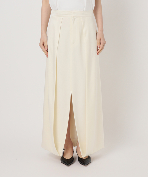 Noble（ノーブル）の「ターンアラウンドサテンスカート（スカート・レディース・ホワイト/グリーン・38/36）」の19枚目の写真