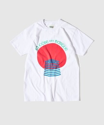 【 Le Bonjour surf / ボンジュールサーフ 】 ブランドロゴ グラフィックプリント 半袖 Tシャツ