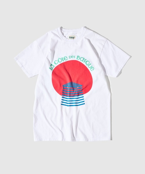THE BAREFOOT(ベアフット)の「【 Le Bonjour surf / ボンジュールサーフ 】 ブランドロゴ グラフィックプリント 半袖 Tシャツ(Tシャツ/カットソー・メンズ・レッド/ブルー/イエロー・L/M/XL)」の2枚目の写真