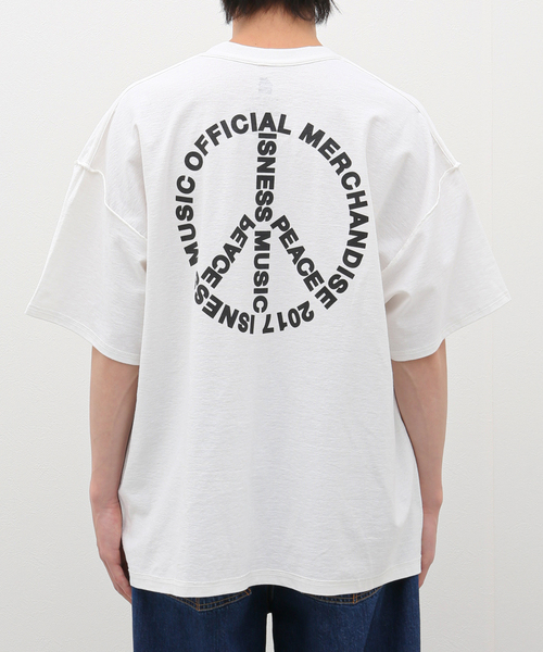 セール】【ISNESS MUSIC / イズネスミュージック】PEACE T-SHIRT