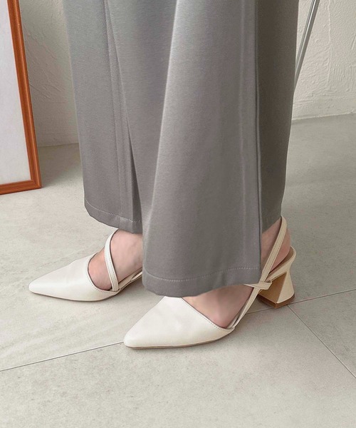 apres jour clair(アプレジュールクレア)の「【apres jour clair】ポインテッドトゥミュール【ZOZOTOWN限定アイテム】(パンプス・レディース・シルバー/ブラック/アイボリー・LARGE/MEDIUM/X-LARGE/SMALL)」の6枚目の写真