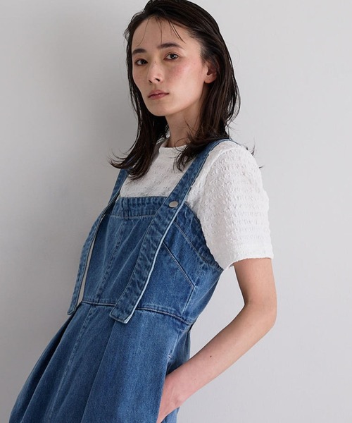 N WITH.（エヌウィズ）の「カットJQ TEE（Tシャツ/カットソー・レディース・ホワイト/ミント/ブラック・FREE）」の16枚目の写真