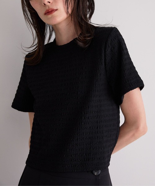 N WITH.（エヌウィズ）の「カットJQ TEE（Tシャツ/カットソー・レディース・ホワイト/ミント/ブラック・FREE）」の17枚目の写真