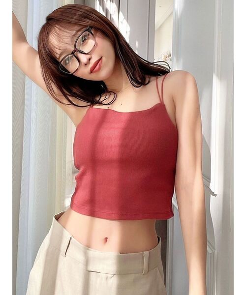 RESEXXY（リゼクシー）の「クリアレンズメガネ（メガネ・レディース・ブラウン/ブラック・FREE）」の6枚目の写真