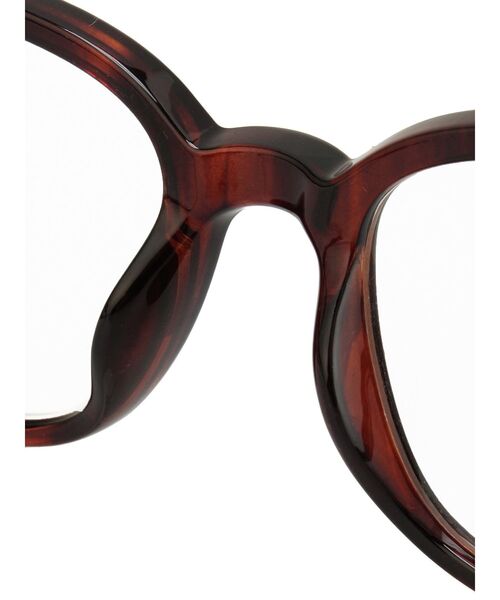 RESEXXY（リゼクシー）の「クリアレンズメガネ（メガネ・レディース・ブラウン/ブラック・FREE）」の14枚目の写真