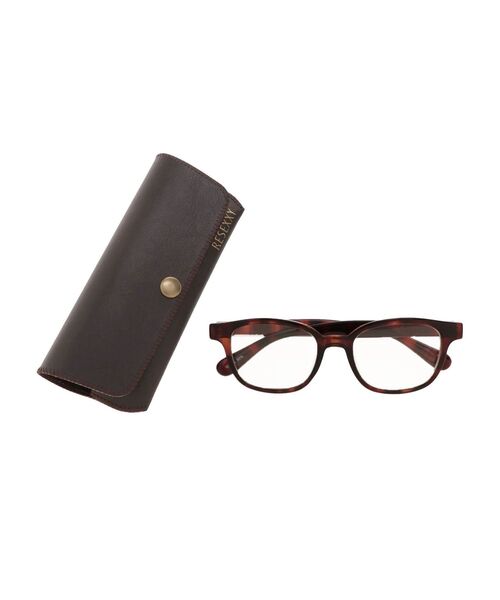 RESEXXY（リゼクシー）の「クリアレンズメガネ（メガネ・レディース・ブラウン/ブラック・FREE）」の15枚目の写真