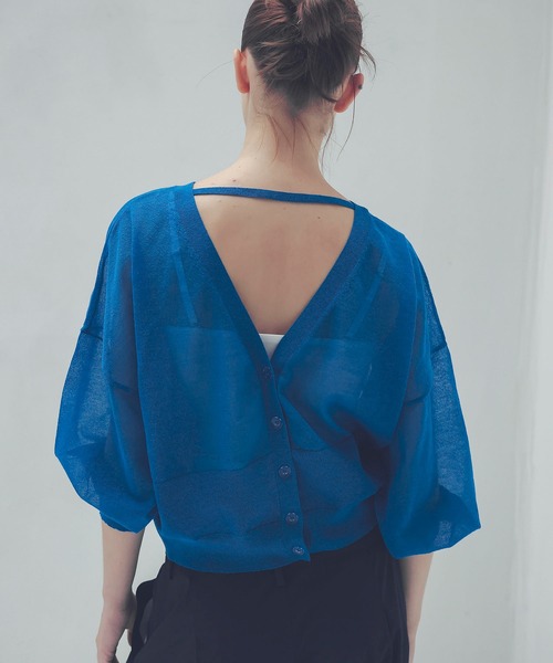 DRESSLAVE（ドレスレイブ）の「ALLONGE sheer cardigan(シアー